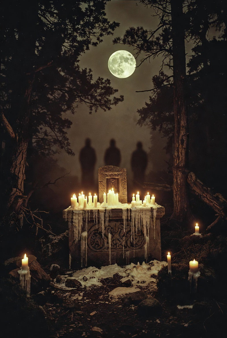 Ritual Forest – Dark Fantasy Horror Wall Art (Digital Download)